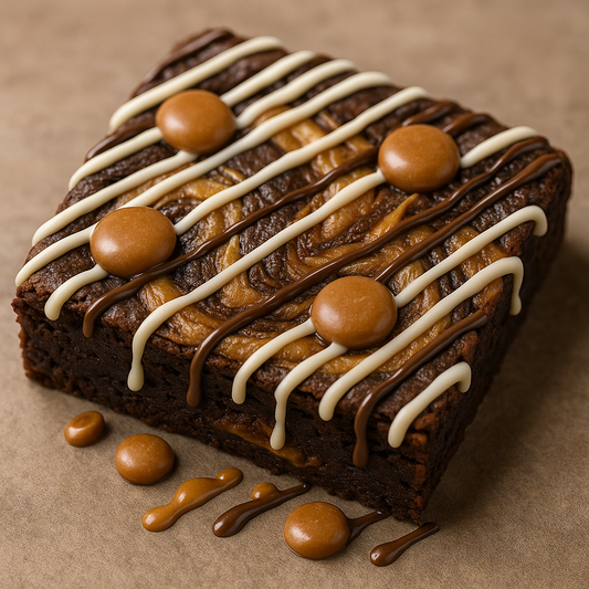 Caramel Slide Brownie